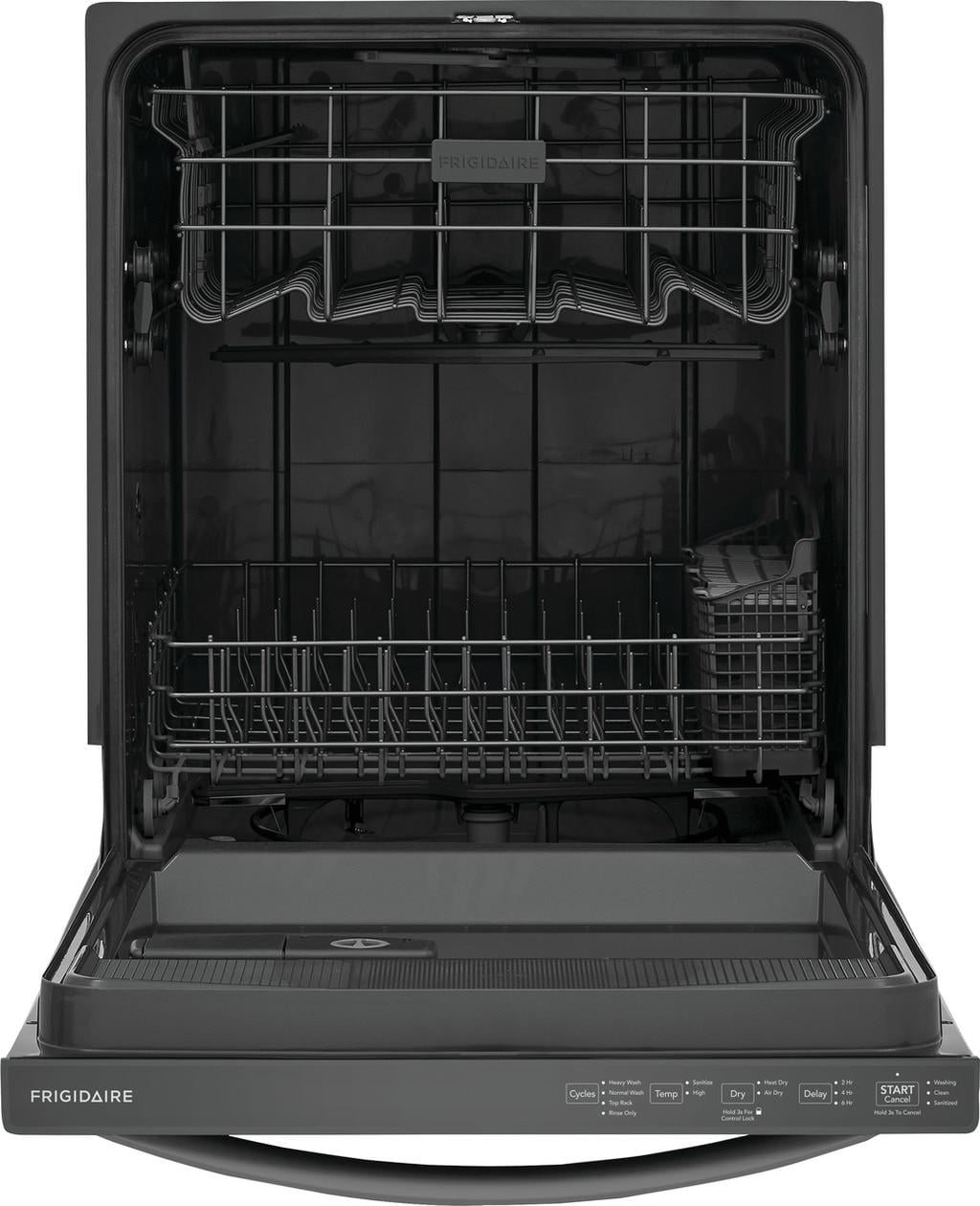 Frigidaire FDPH4316AD 24 Built-In Top Control Dishwasher, Top Control, Black Stainless Steel