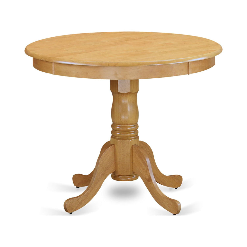Retro Dining Set 3-Piece - Round Table & 2 Chairs - Small Space Kitchen Table Set