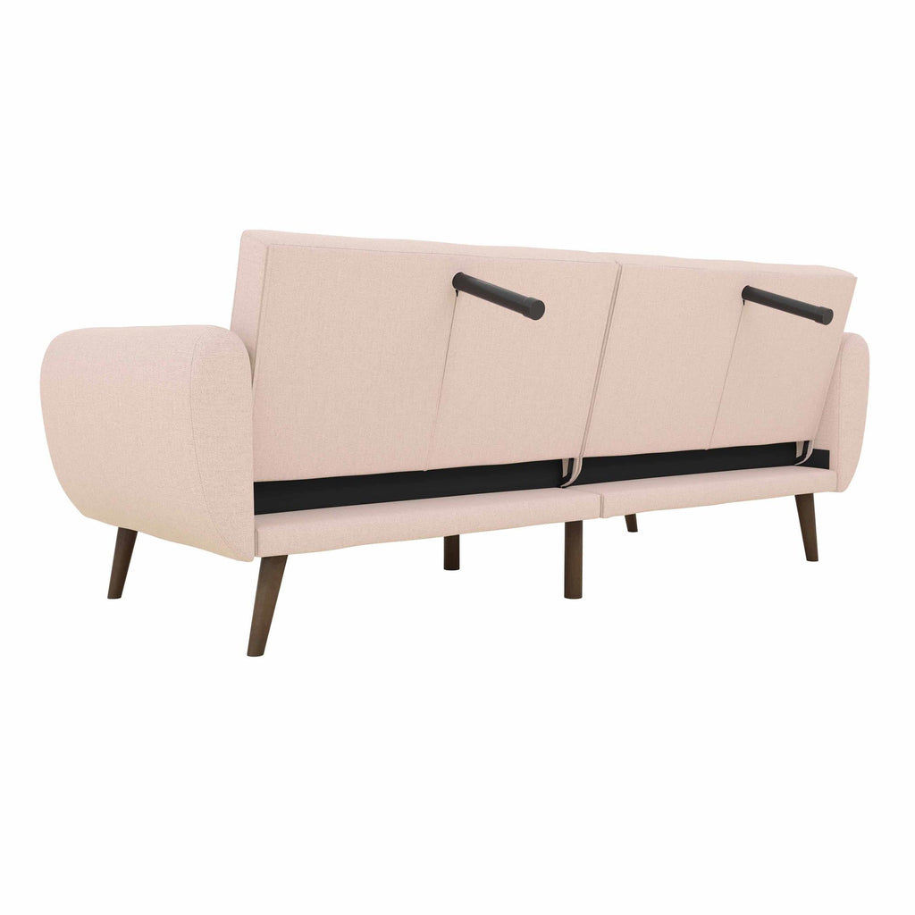 Novogratz Brittany Futon, Blue Linen