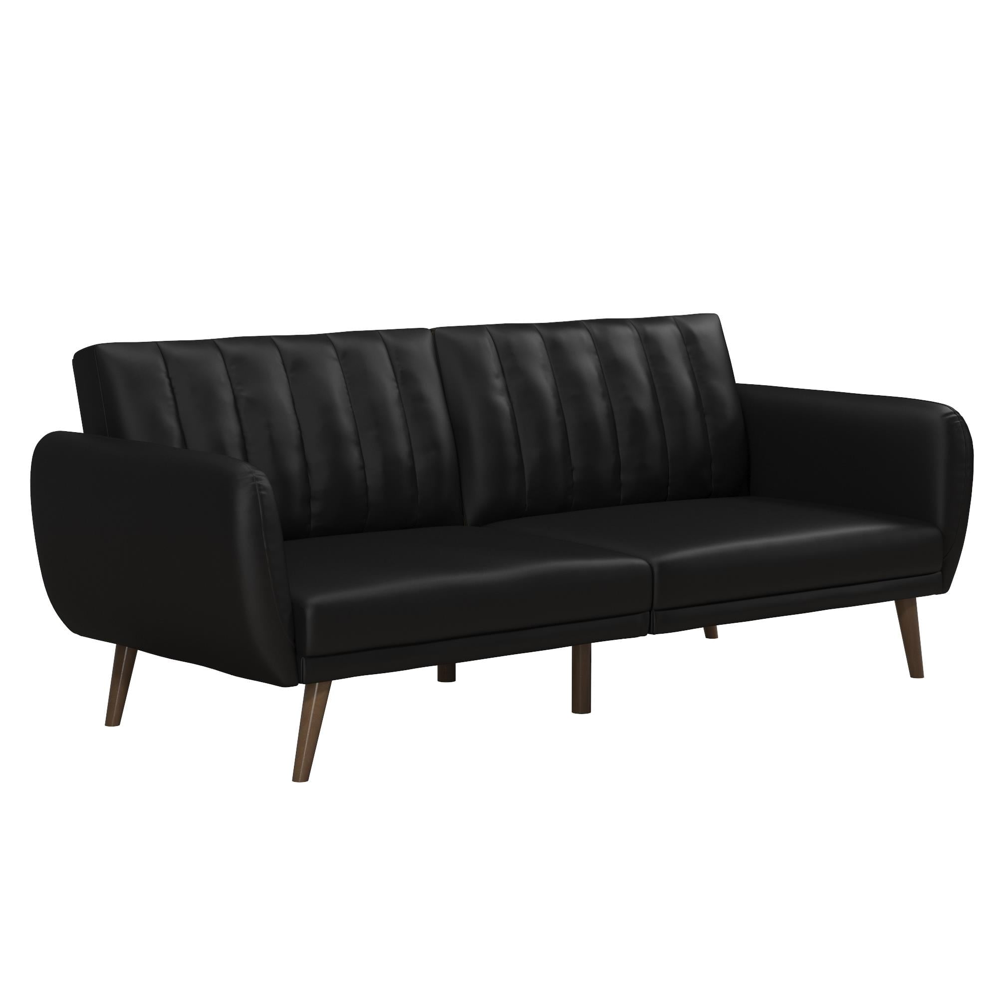 Novogratz Brittany Futon, Blue Linen