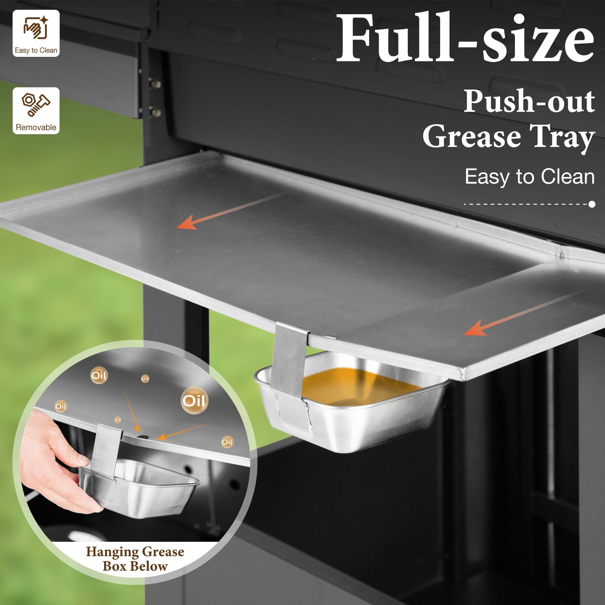 MF Studio 4 Burner Propane Gas Grill and Griddle Combo with Side Burner BBQ Grill - Black