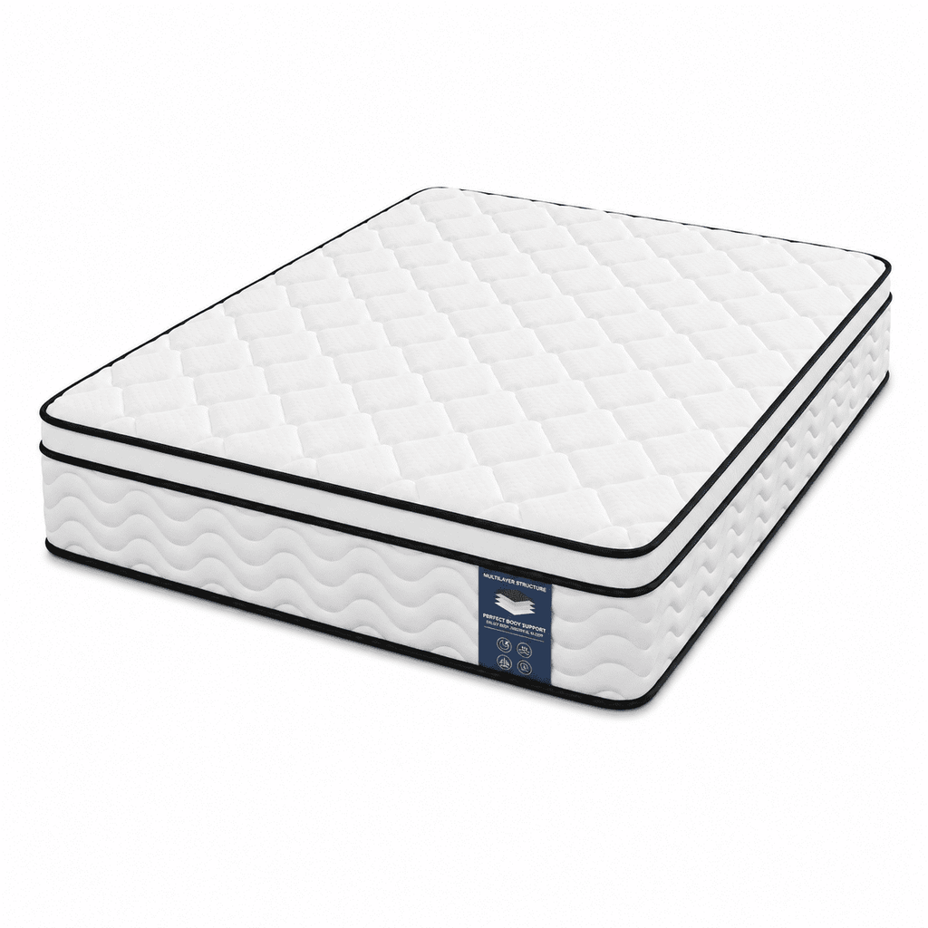 Gravellaire 12 Queen Mattress in a Box, Gel Memory Foam and Pocket Spring Hybrid Mattress, Medium Comfort, Pressure Relief, Adult