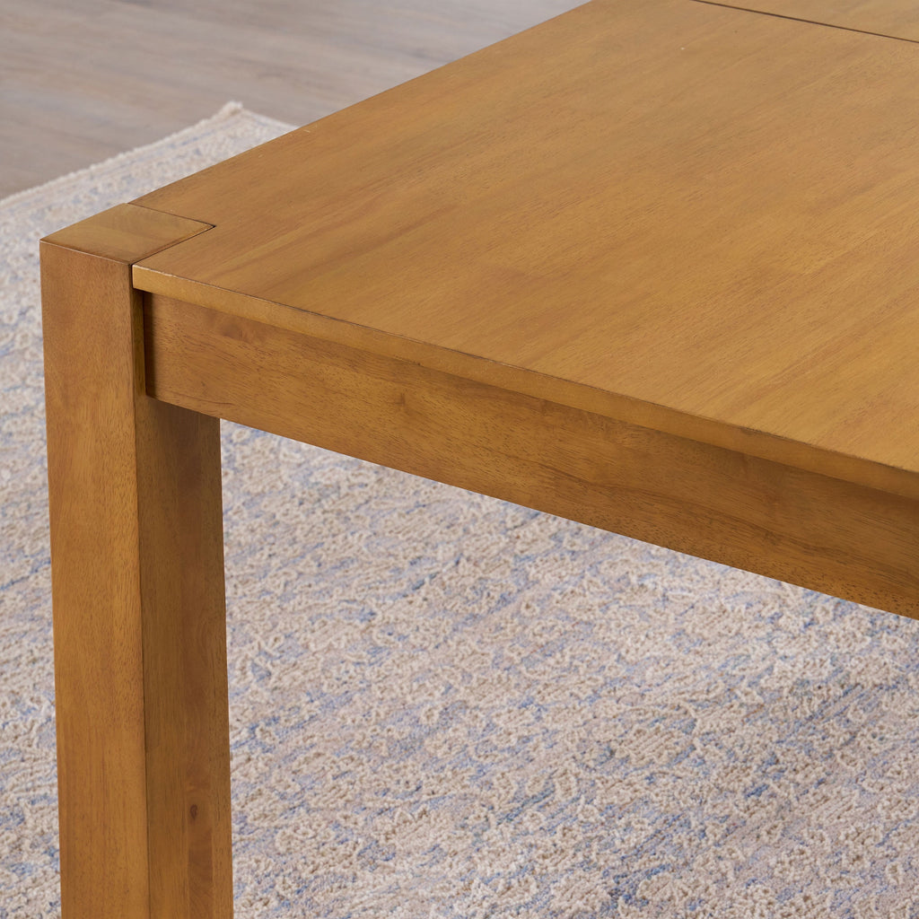 Better Homes & Gardens Bryant Solid Wood Extendable Dining Table, Walnut Finish