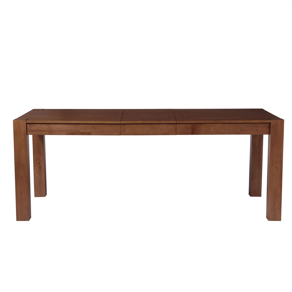 Better Homes & Gardens Bryant Solid Wood Extendable Dining Table, Walnut Finish