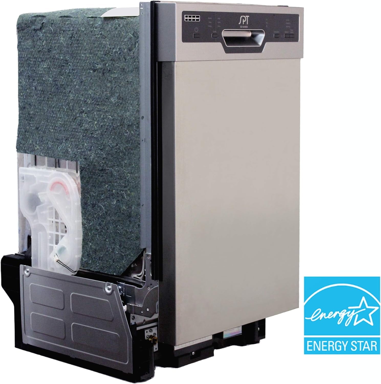 Energy Star 18 Built-In Dishwasher w/Heated Drying - Stainless