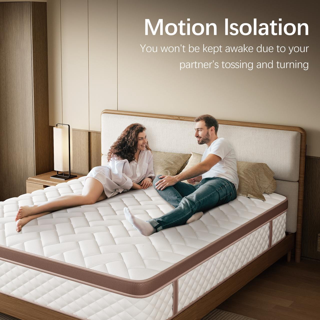 Mronae 12 Full Mattress,Black Cooling Gel Memory & Spring Hybrid Medium Comfort Full Size Mattress in a Box,Audlt,CertiPUR-US