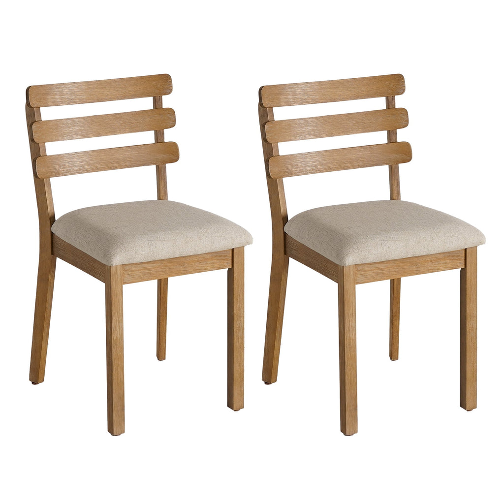 KithKasa Rectangular Dining Table Set for 4 , Kitchen Table and Chairs for 4, 5 Piece Space Saving Wood Kitchen & Dining Room Tables Set Furniture