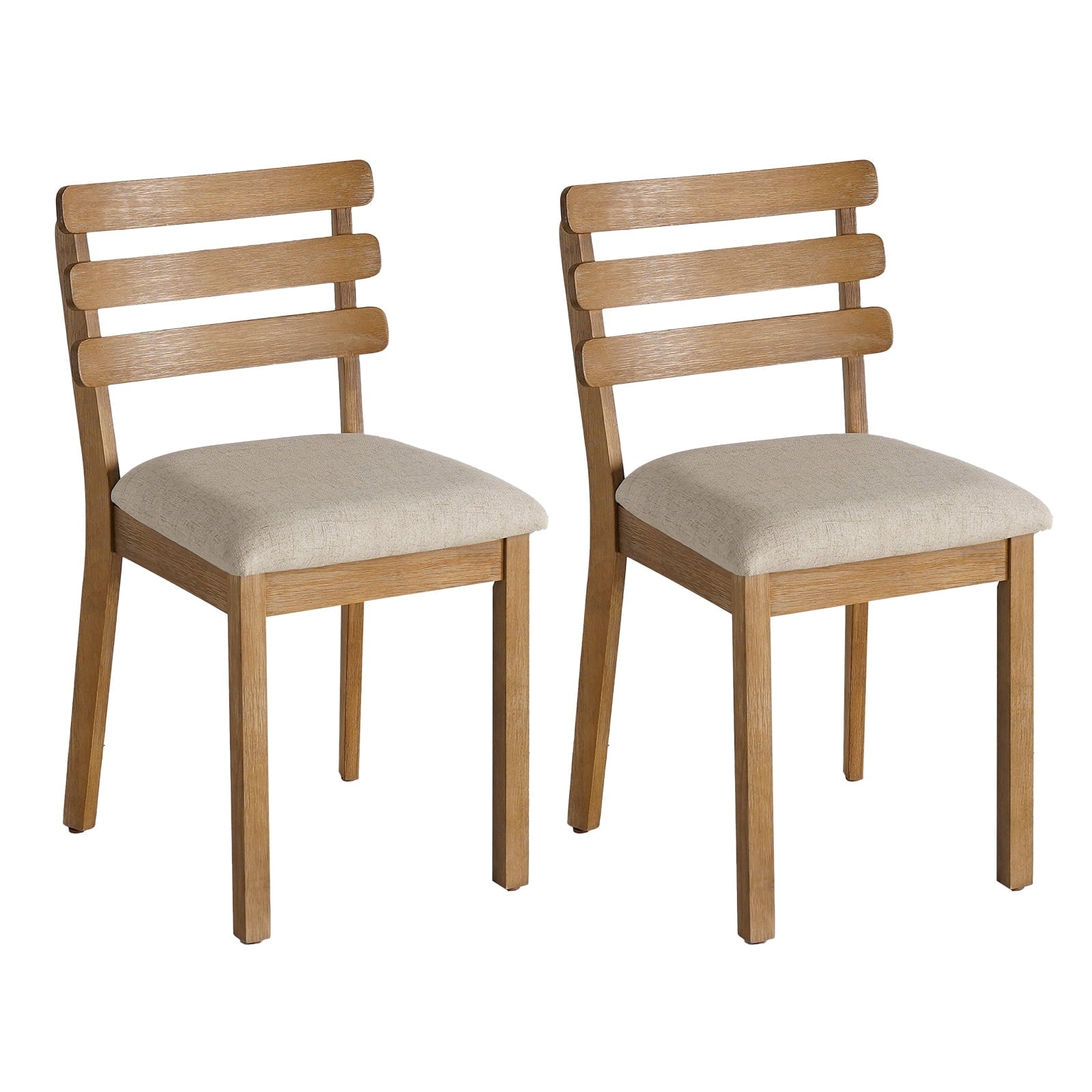 KithKasa Rectangular Dining Table Set for 4 , Kitchen Table and Chairs for 4, 5 Piece Space Saving Wood Kitchen & Dining Room Tables Set Furniture