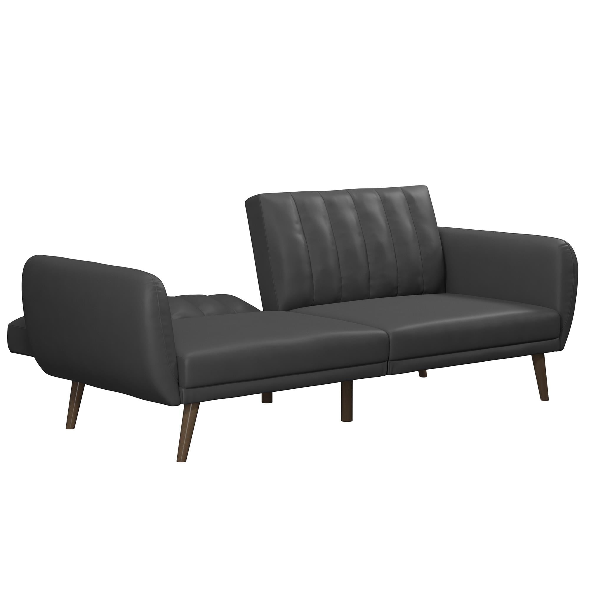 Novogratz Brittany Futon, Blue Linen