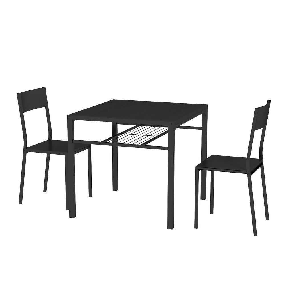 Aiho 7-Piece Dining Table Set for 6, Space-Saving Kitchen Table with Chairs, Compact Dining Furniture for Small Spaces & Apartments, Retro
