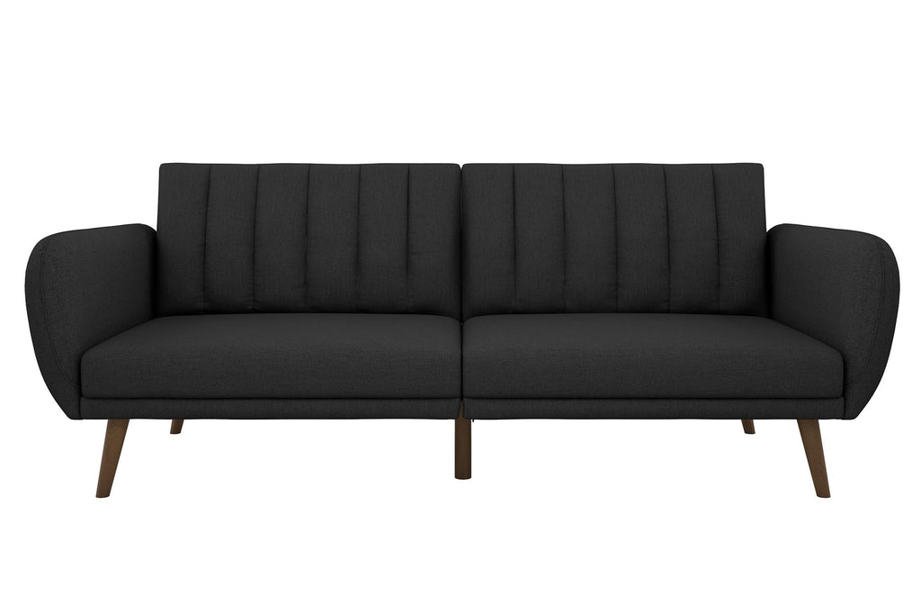 Novogratz Brittany Futon, Blue Linen
