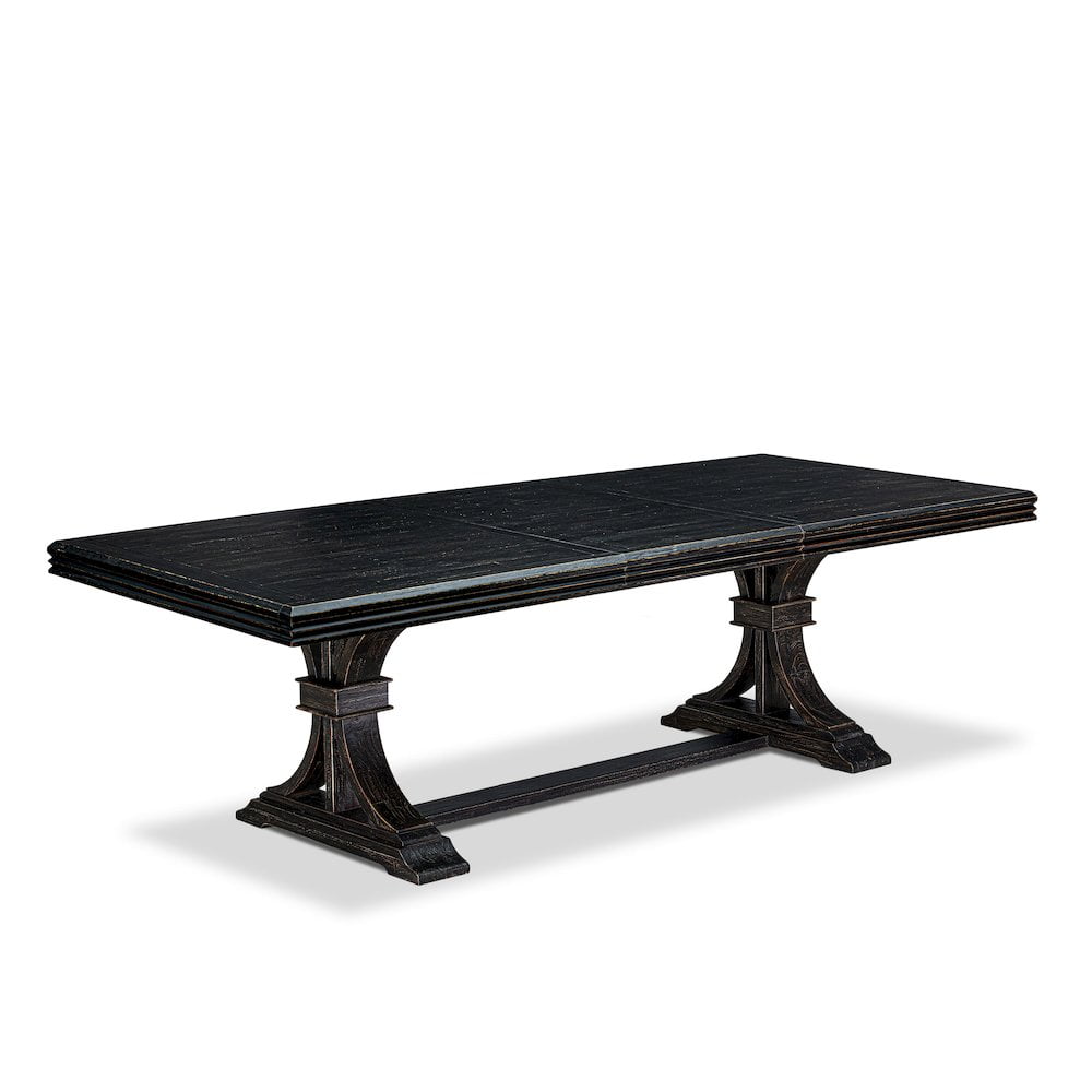 Luxe by East West Furniture 7 piece Modern Dining Table Set consists of a Dining Table and 6 Dinner Chairs