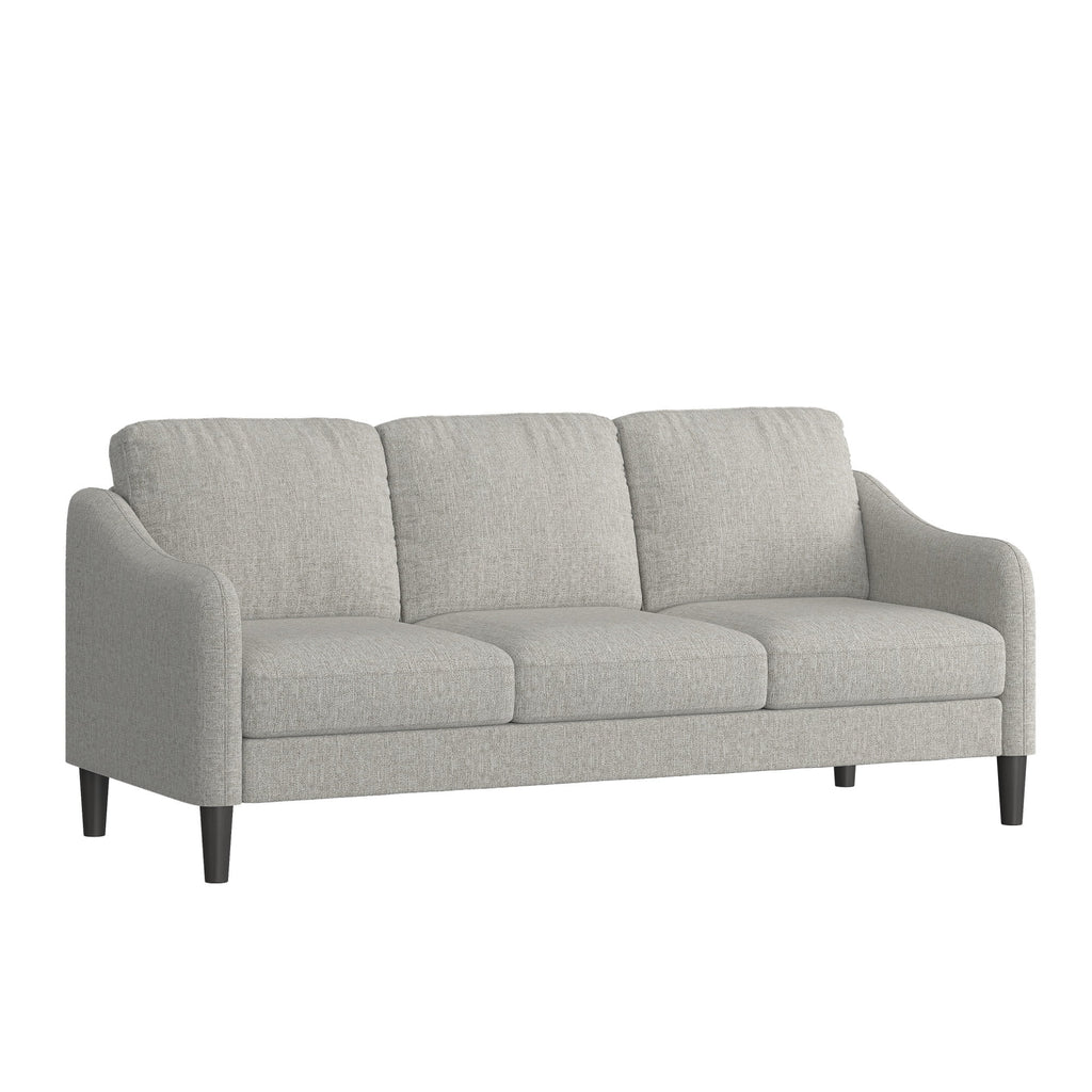 Mainstays Westley Swoop Arm 74 Sofa, Moss Green