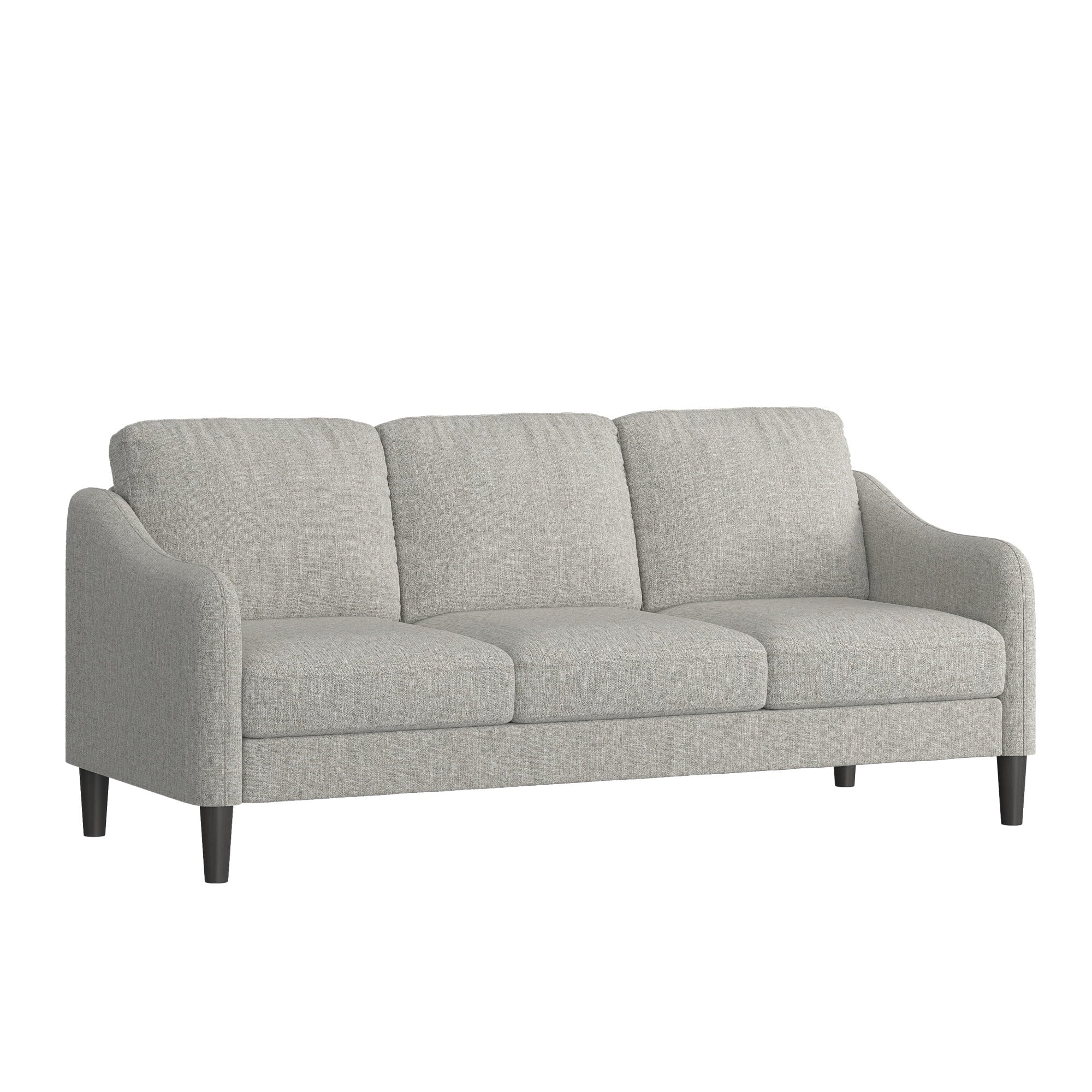 Mainstays Westley Swoop Arm 74 Sofa, Moss Green