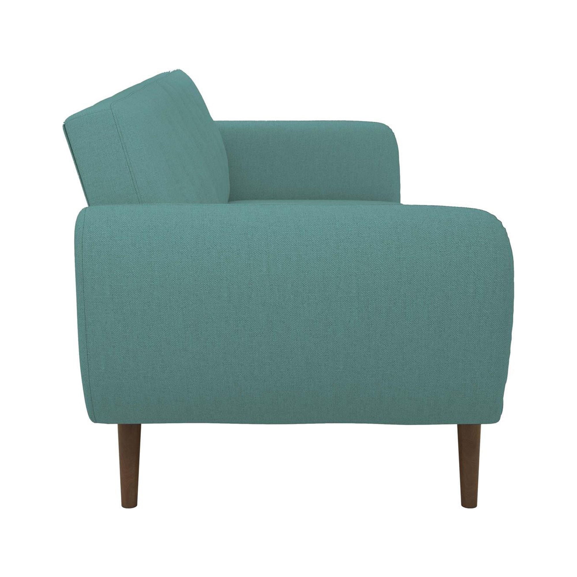 Novogratz Brittany Futon, Blue Linen