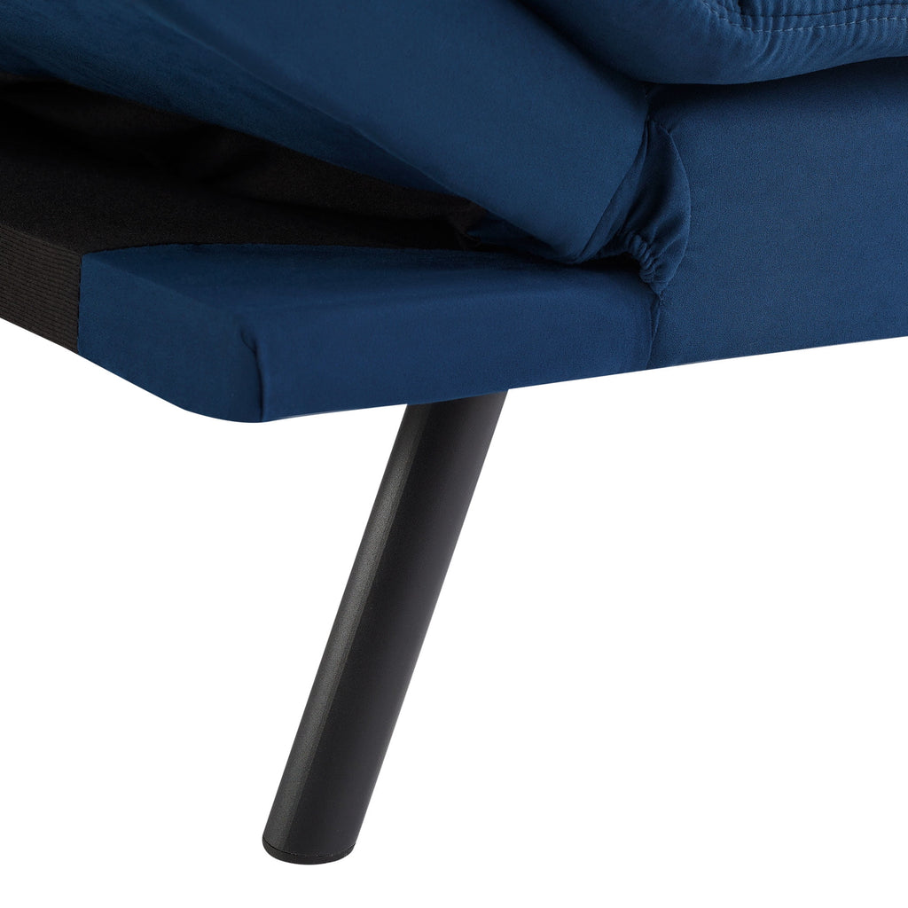 Mainstays 72 Memory Foam Futon Sofa Bed,Black