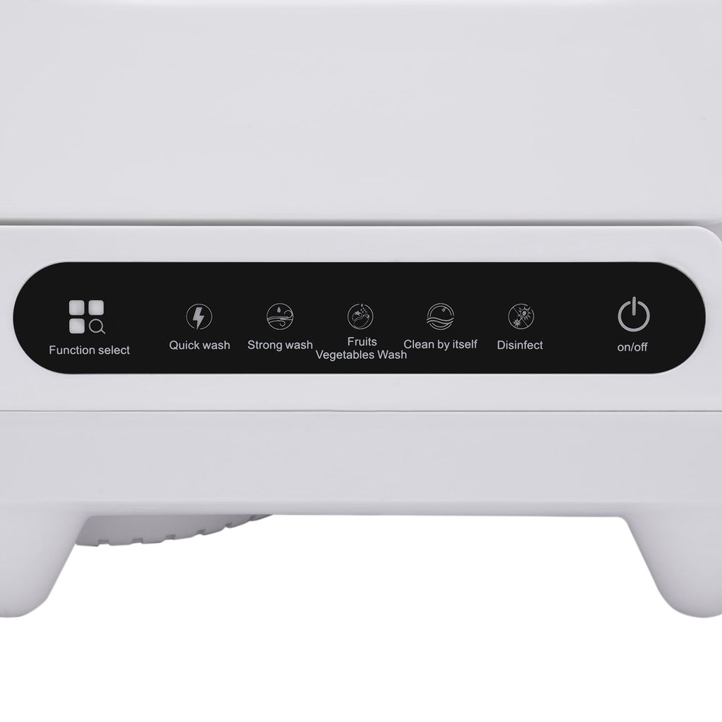 ToppiJoy Portable Countertop Dishwasher with 5 Washing Functions, Quick Wash, Sterilization & Energy-Saving Design – Ideal for Small Kitchens, Apartments, and Family Homes