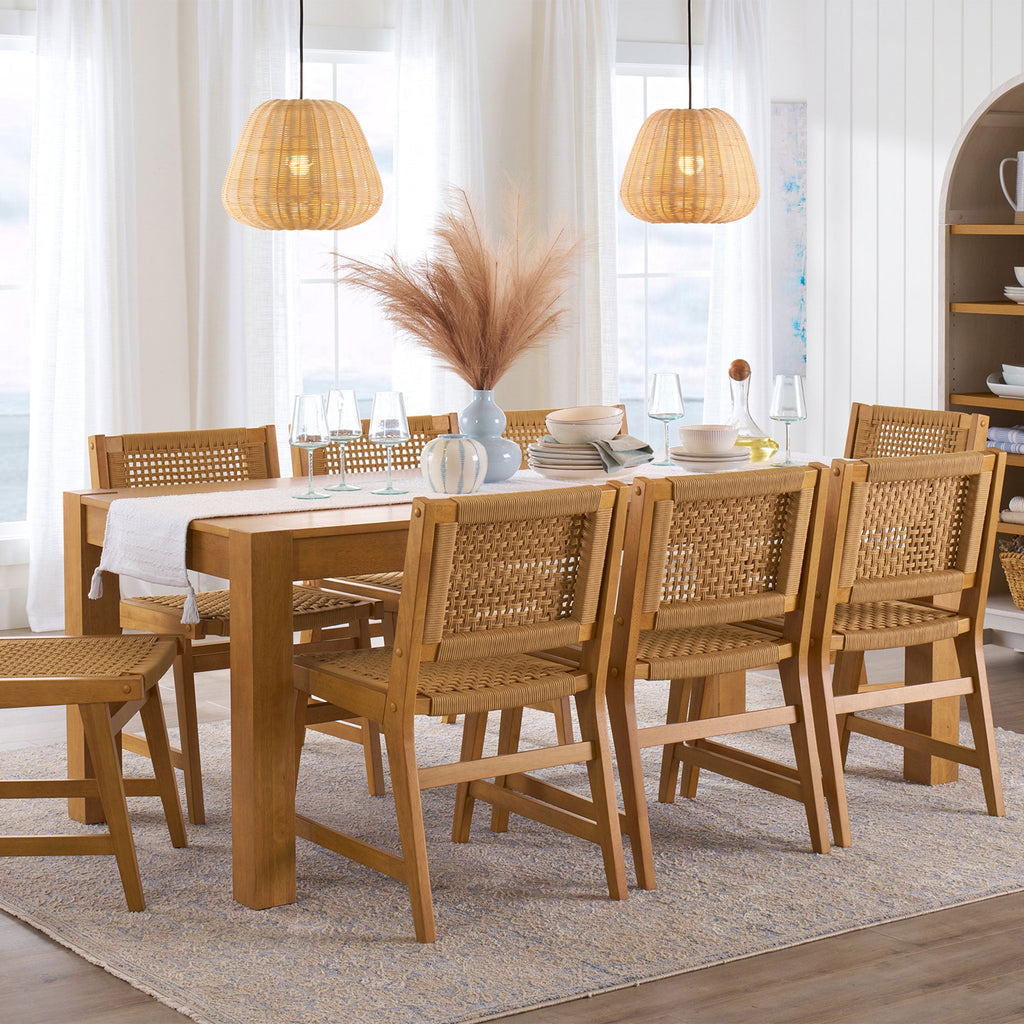 Better Homes & Gardens Bryant Solid Wood Extendable Dining Table, Walnut Finish