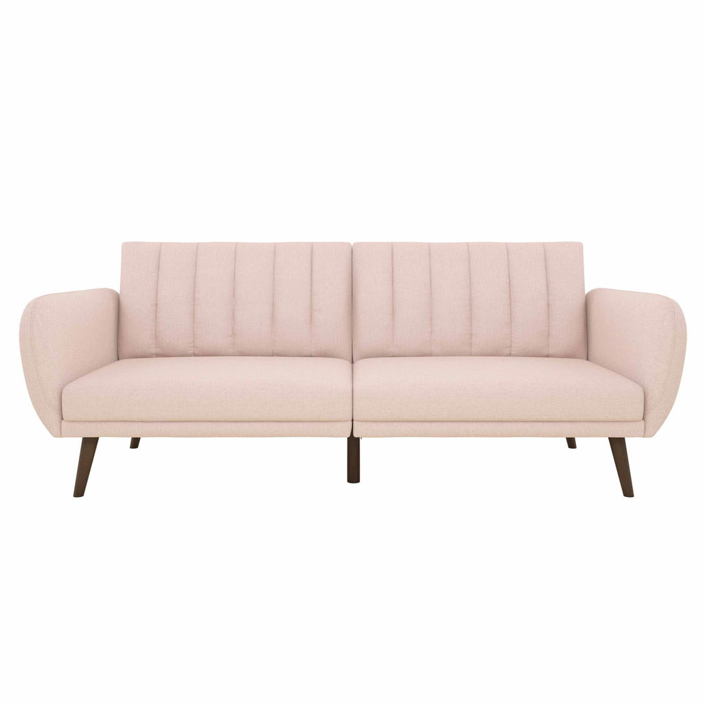 Novogratz Brittany Futon, Blue Linen
