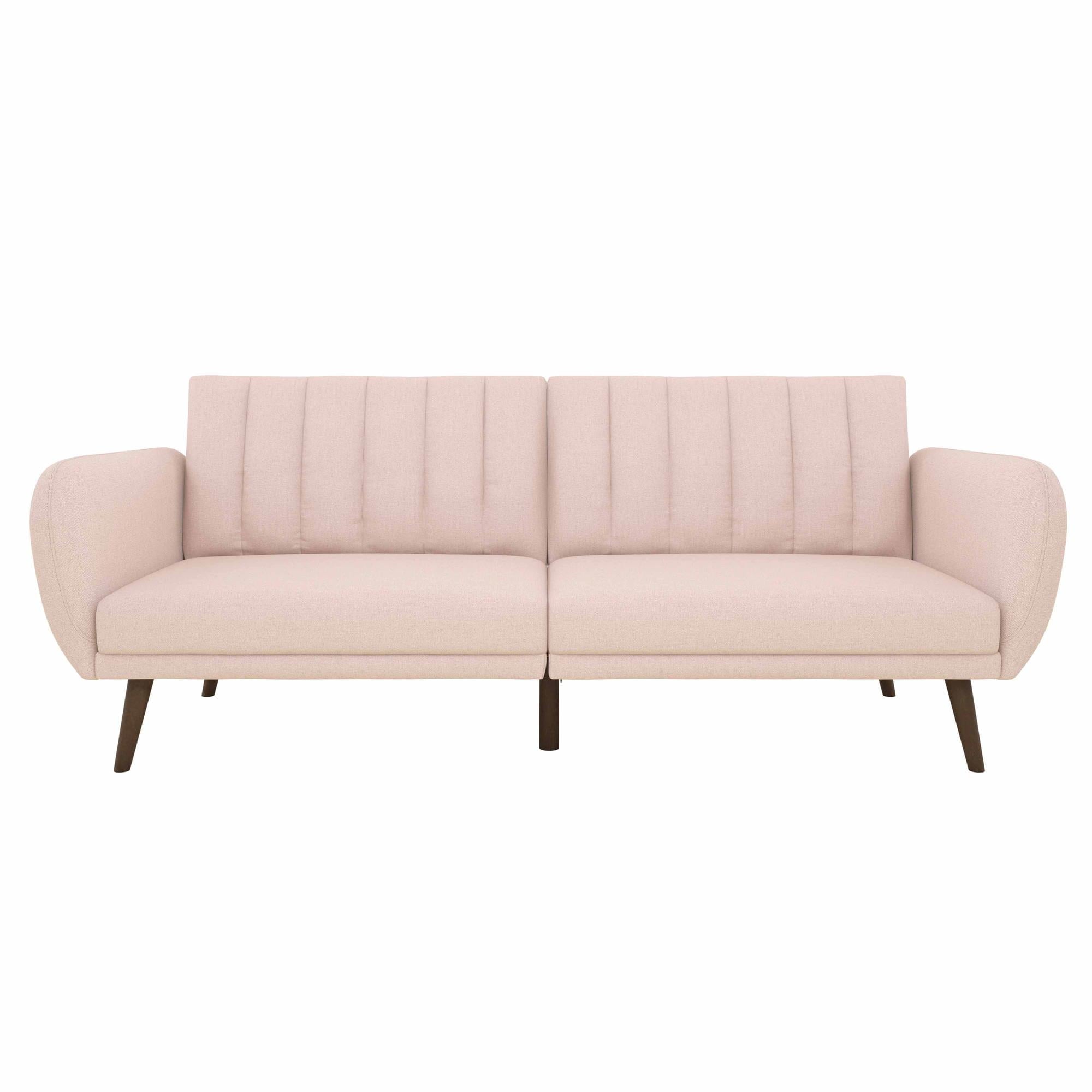 Novogratz Brittany Futon, Blue Linen