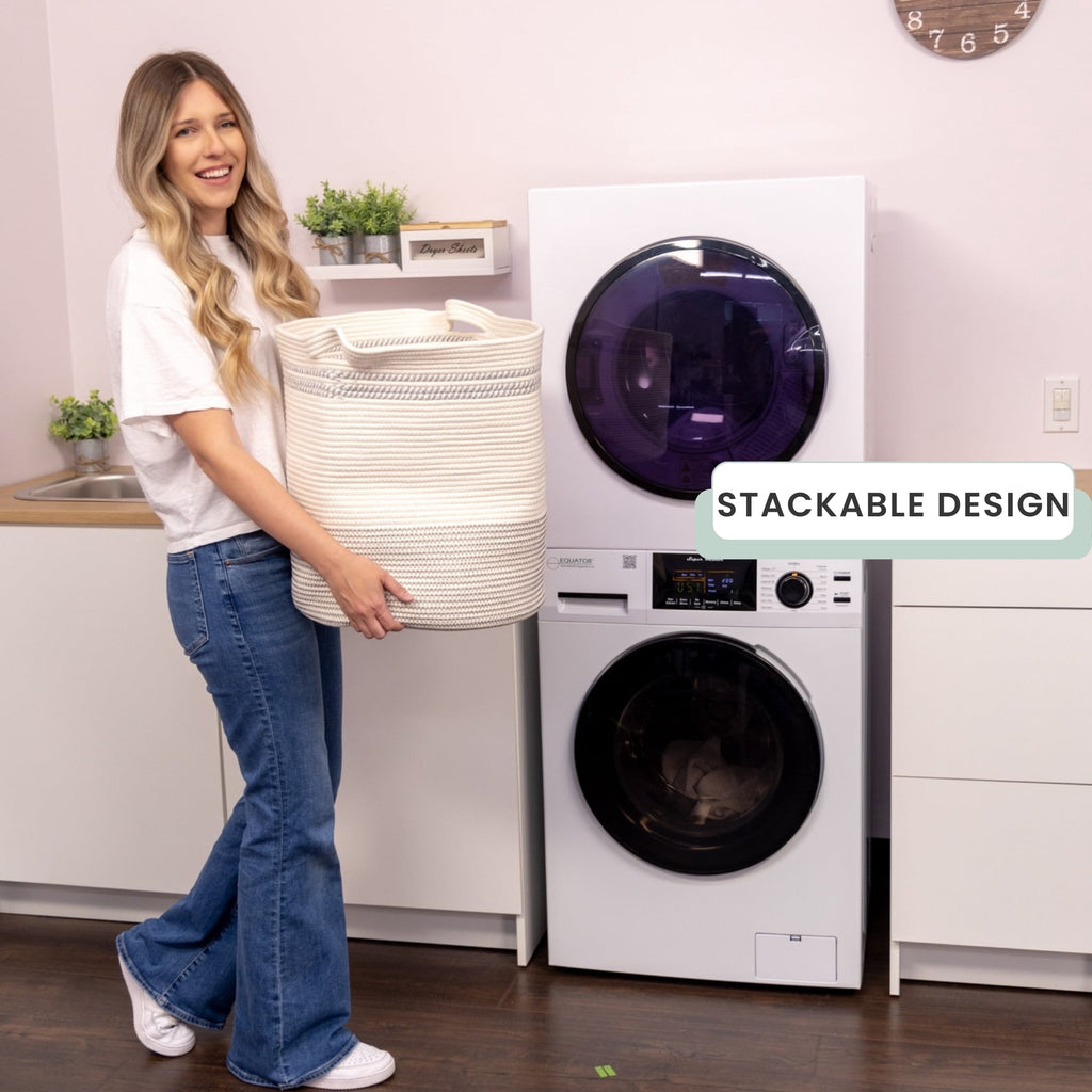 Pinnacle 21-852 S Compact Short Dryer with Digital Controls - 3.2 cu.ft., Silver