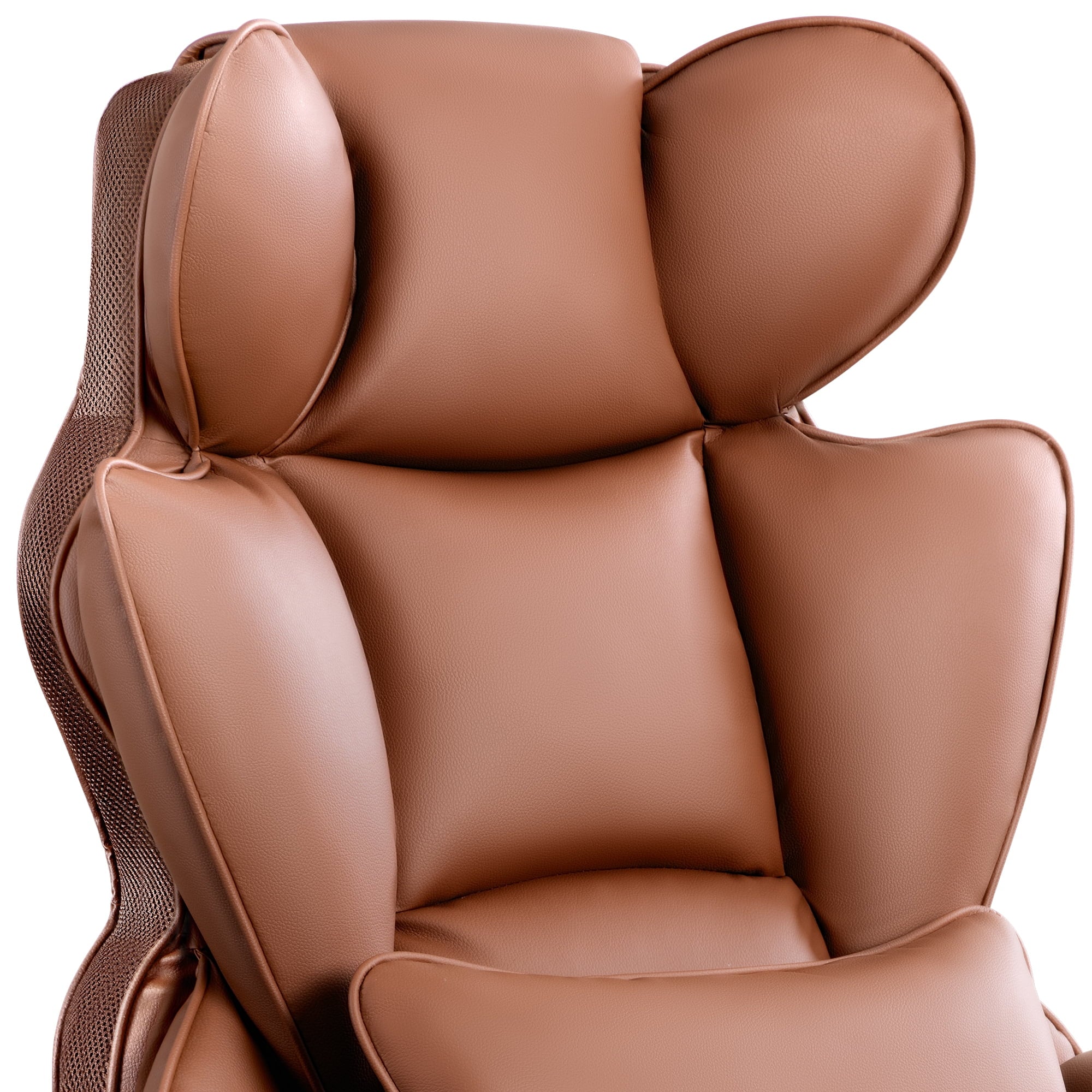 COOLHUT Big and Tall Office Chair 500LBS Wide Seat Ergonomic Computer Desk Chair, PU Leather Executive Office Chair with Footrest, Adjustable Task Chair Lumbar Back Support 8 Hour, Black
