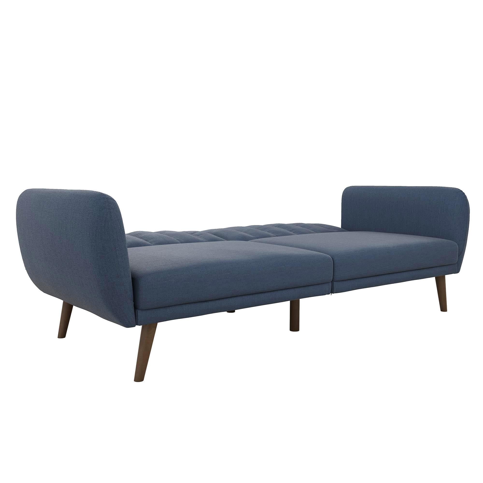 Novogratz Brittany Futon, Blue Linen