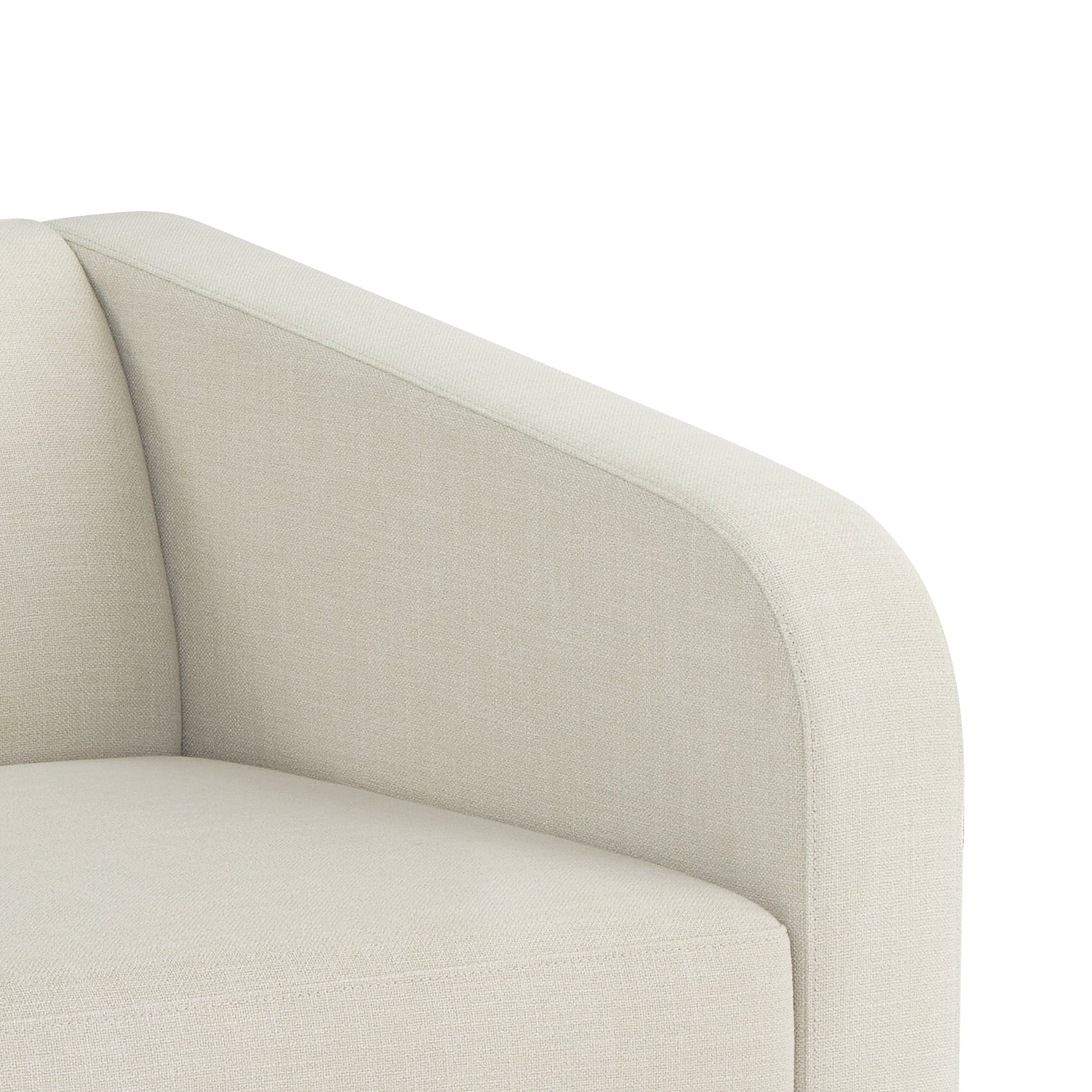 Better Homes & Gardens Lillian Channel Tufted Sofa 83.5 Cream Linen