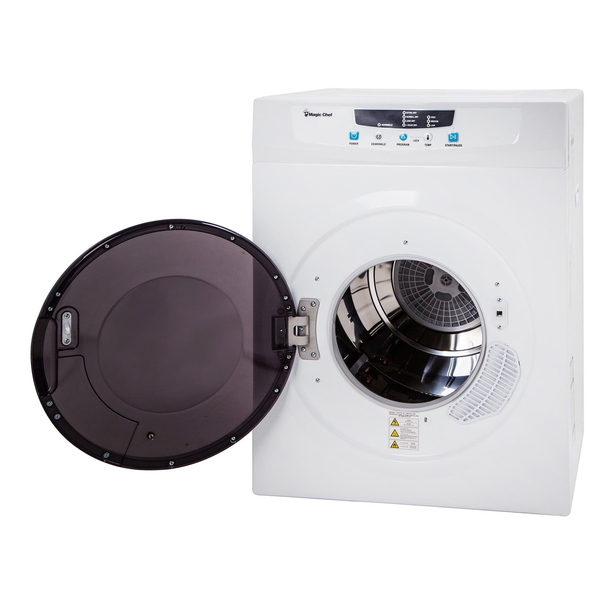 Magic Chef Compact 3.5 cu. ft. Electric Dryer in White in White