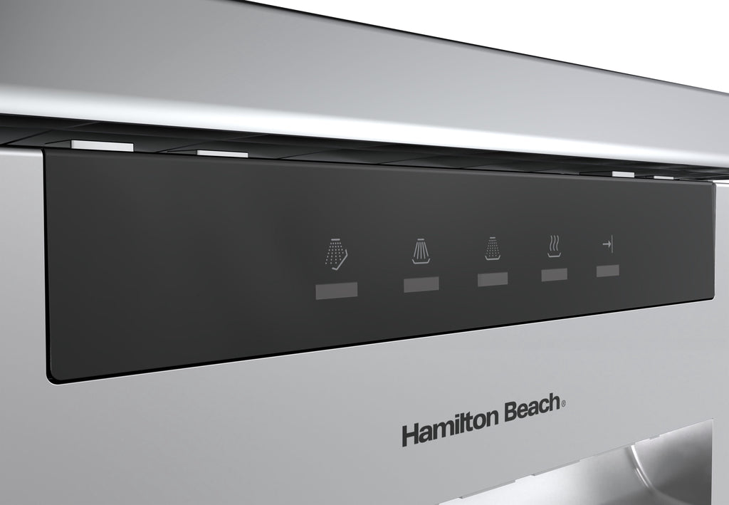 Hamilton Beach 18-Inch Portable Dishwasher with 8 Place Settings and 6 Wash Cycles, Stainless Steel Interior