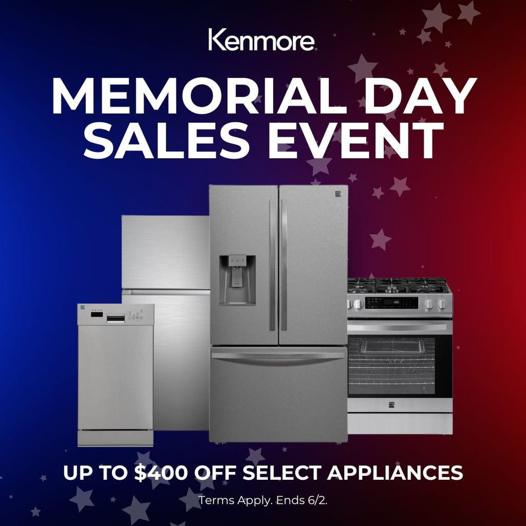 Kenmore 24” Built-In-Dishwasher w/ 3rd Rack & Turbo Dry-White Pocket handle