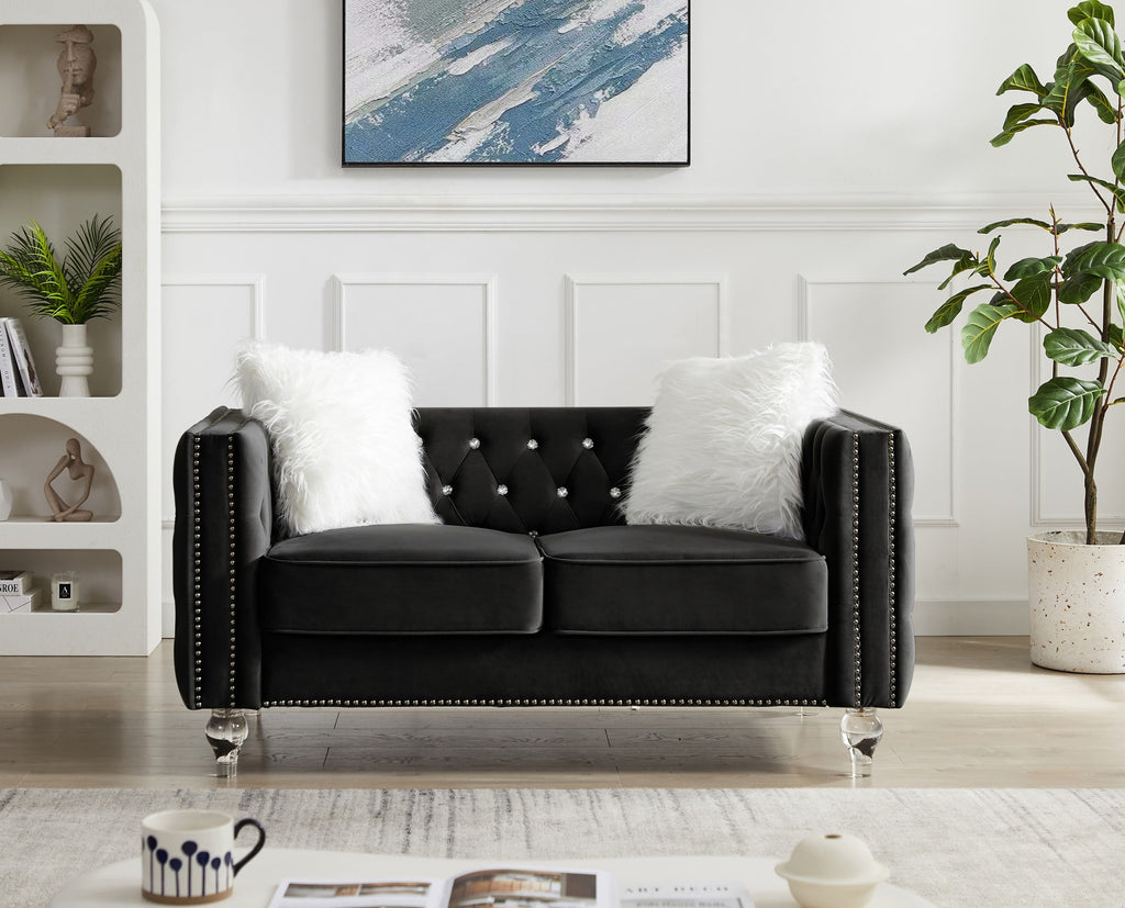Gewnee 86.6 Modern Sofa Couch,Teddy Velvet 3 Seaters Comfy Couch with Deep Seat for Living Room,2 Pillows,Beige