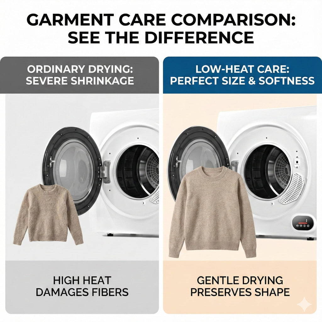 EUHOMY 3.5 Cu.ft Portable Dryer, 26.4lbs Clothes Dryer with 4 Modes for Apartments, Dorms & Small Spaces