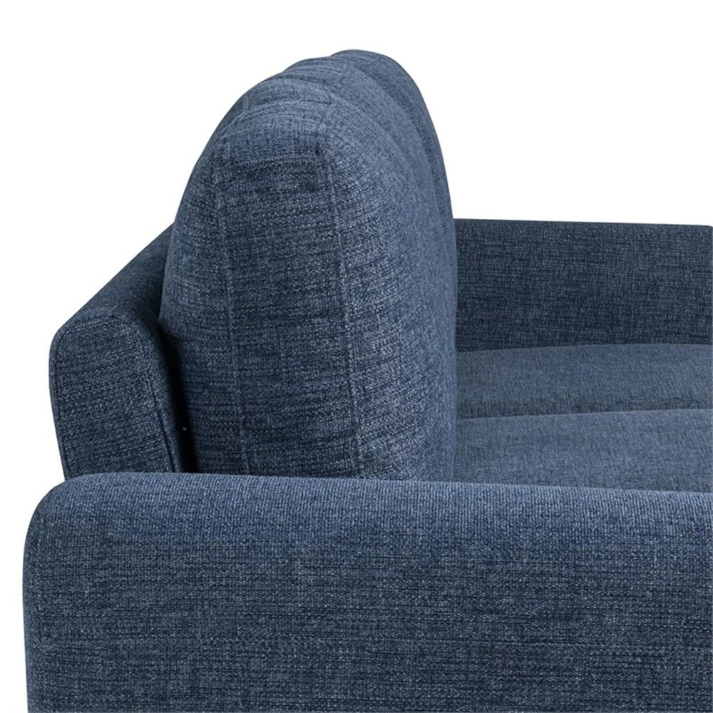Lifestyle Solutions Alexa Sofa with Rolled Arms, Gray Fabric