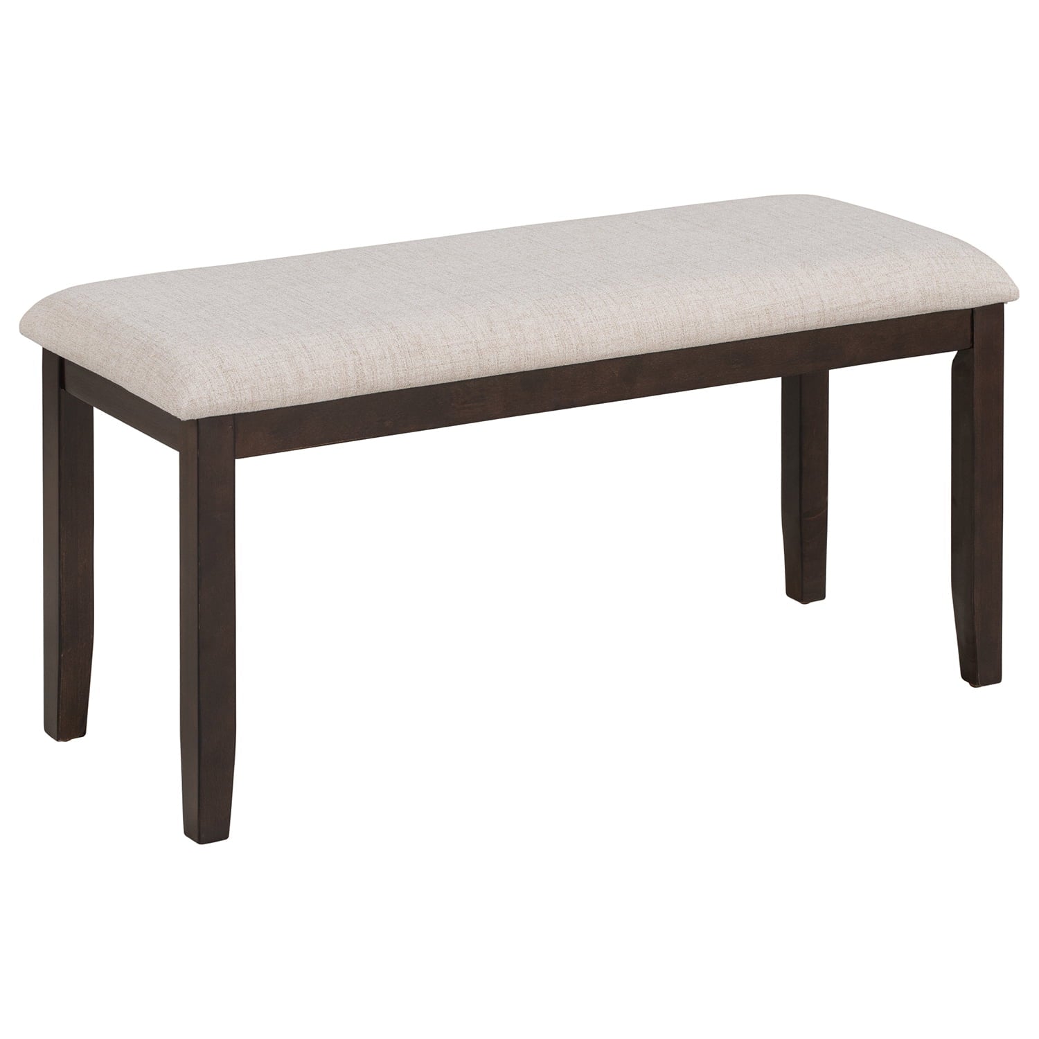 Harper & Bright Designs Dining Table Set for 6 with Bench Rectangular Table and 4 Upholstered Chairs for Kitchen, Gary