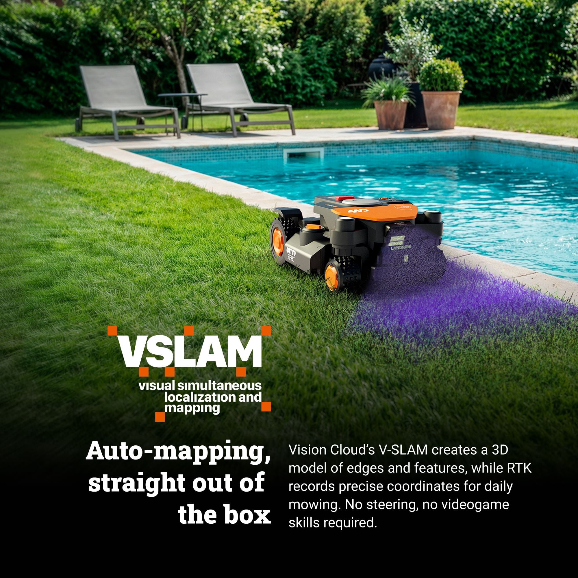 Worx WR346 Landroid Vision Cloud 4WD Robotic Lawn Mower (1½ Acre)