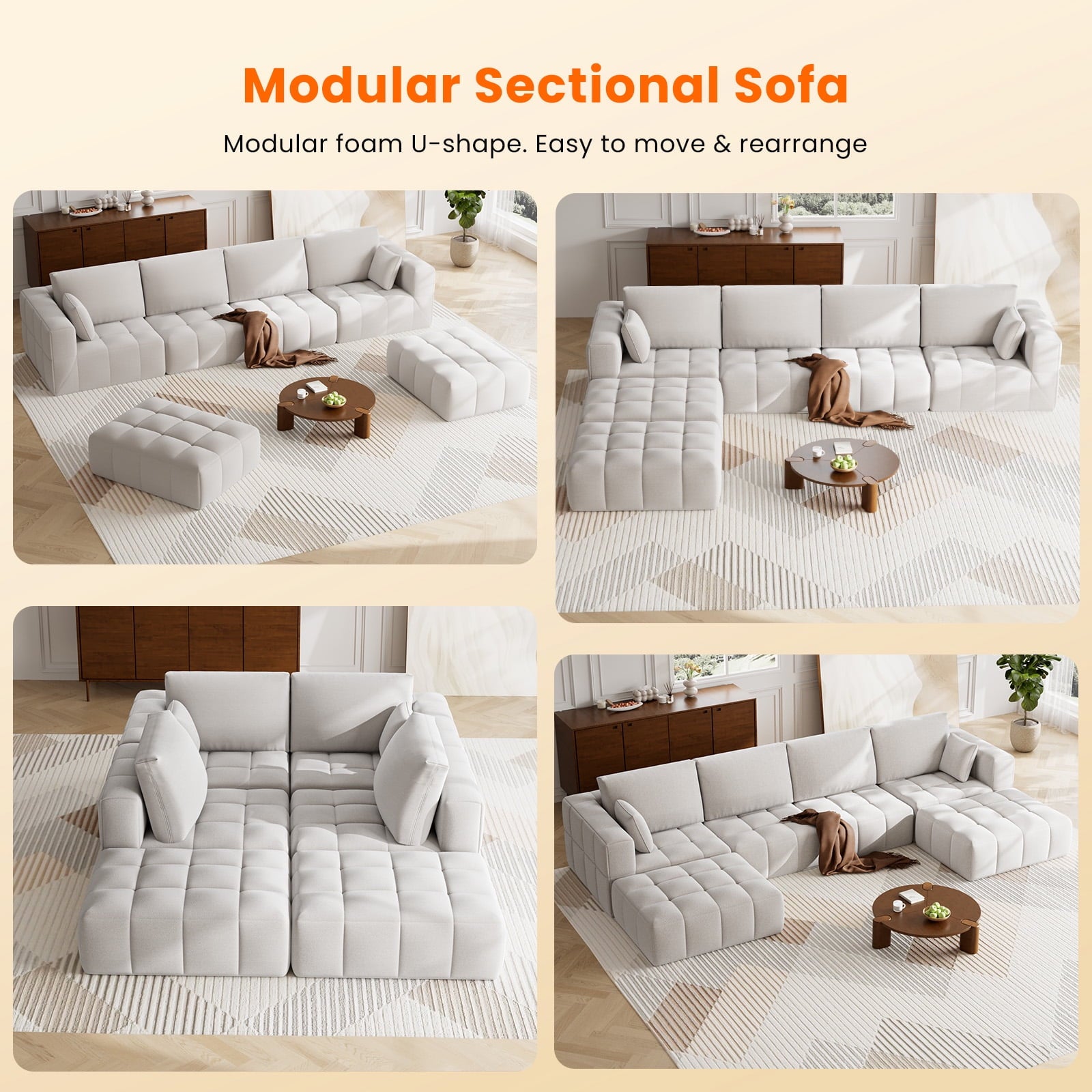 71 High Backrest Sofa for Small Spaces, Compressed Corduroy Couch with Deep Seating for Living Room, Bedroom, Dark Grey