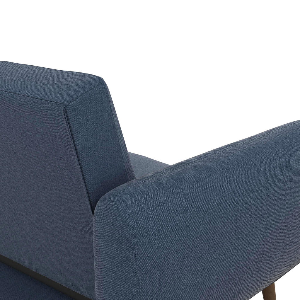 Novogratz Brittany Futon, Blue Linen