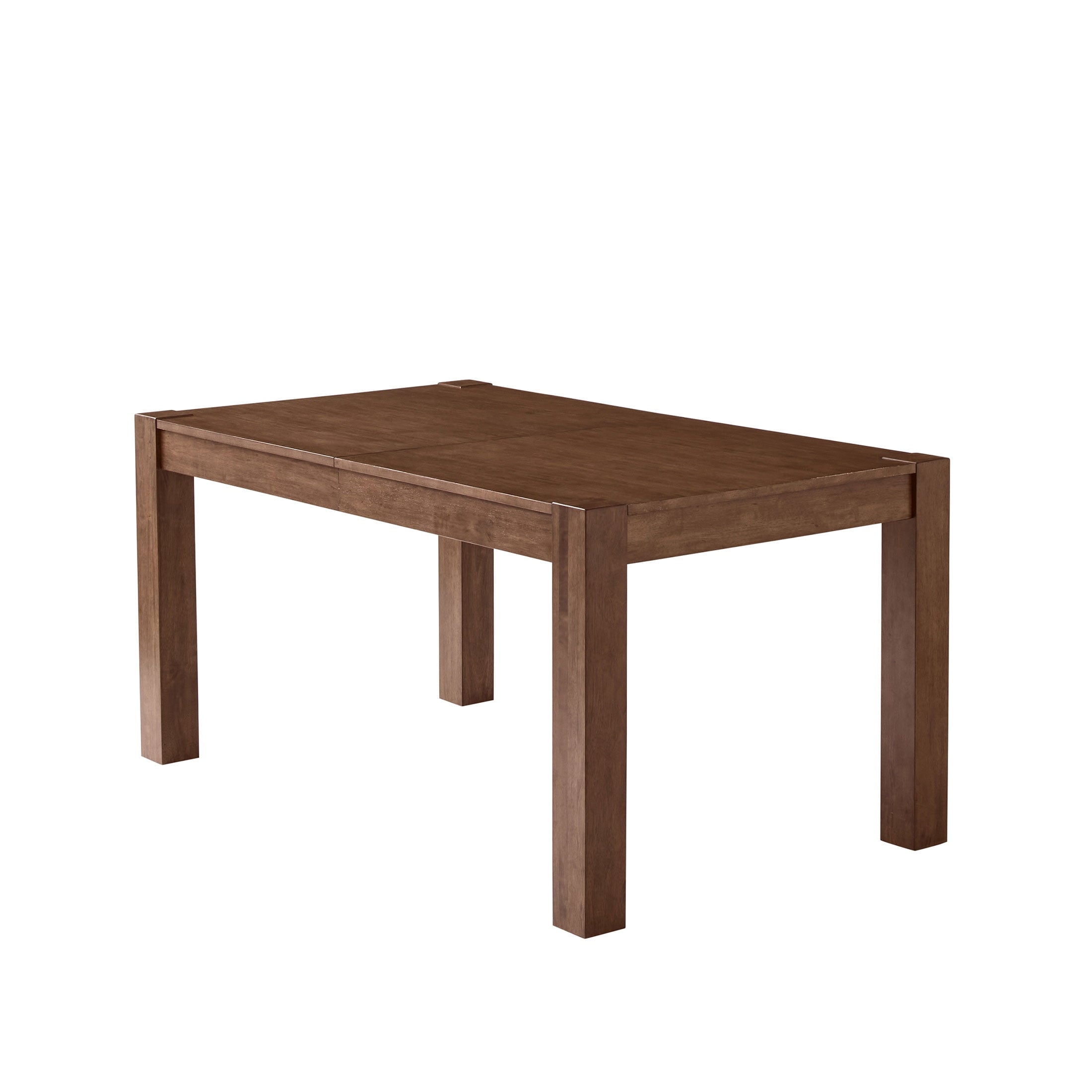 Better Homes & Gardens Bryant Solid Wood Extendable Dining Table, Walnut Finish