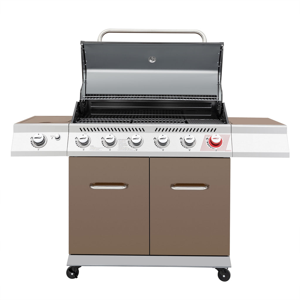 Royal Gourmet 6-Burner GA6402C BBQ Gas Grill with Sear Burner and Side Burner, 74,000 BTU