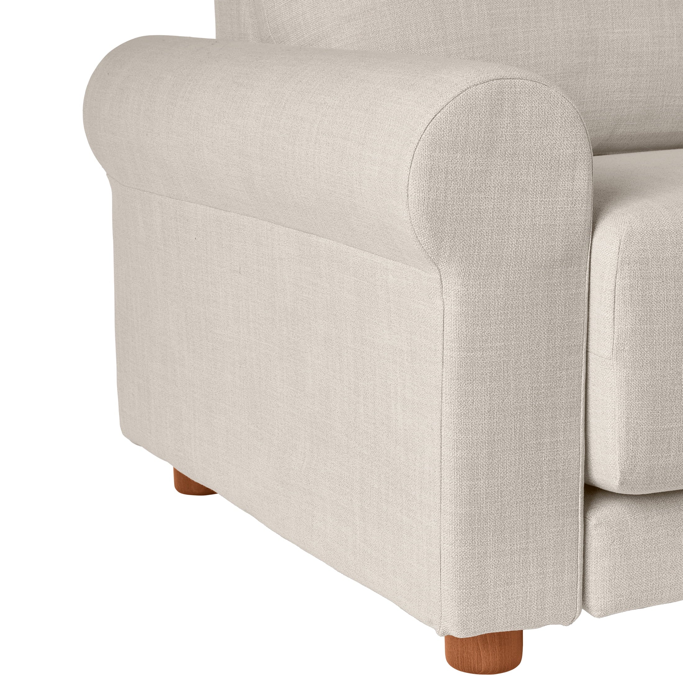 Better Homes & Gardens Owen 87.6 Slope Arm Sofa, Effie Linen