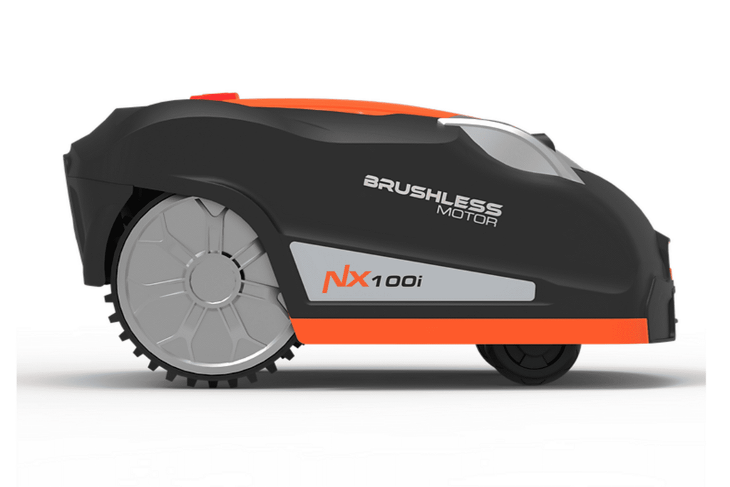 Yard Force Robotic Lawnmower, NX100i 28-Volt, Auto Charging, Self-Propelled Side Discharge Machine
