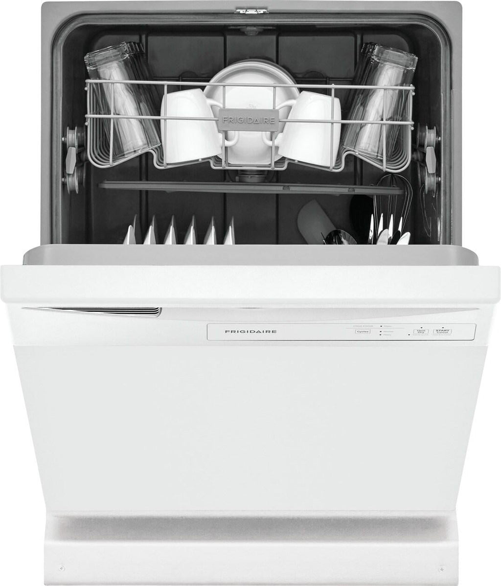 Frigidaire FDPC4221AW 24 Built-In Dishwasher, Front Control, White