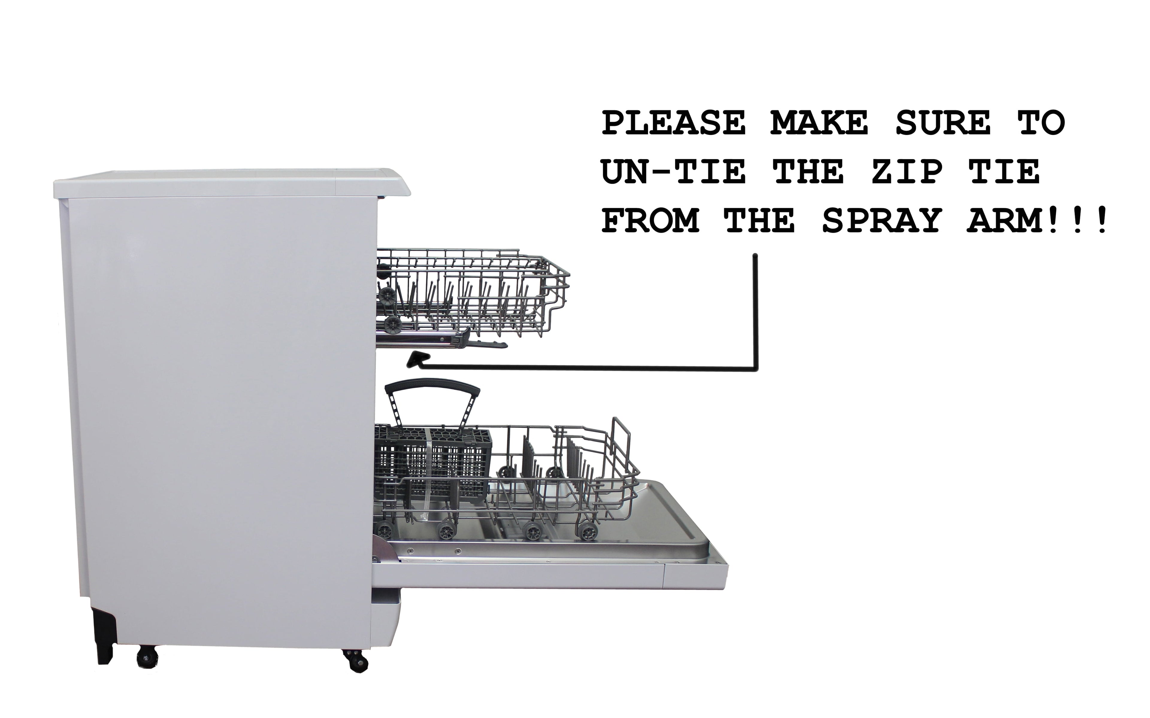 Sunpentown 18 Portable Dishwasher, Energy Star, White SD-9263W