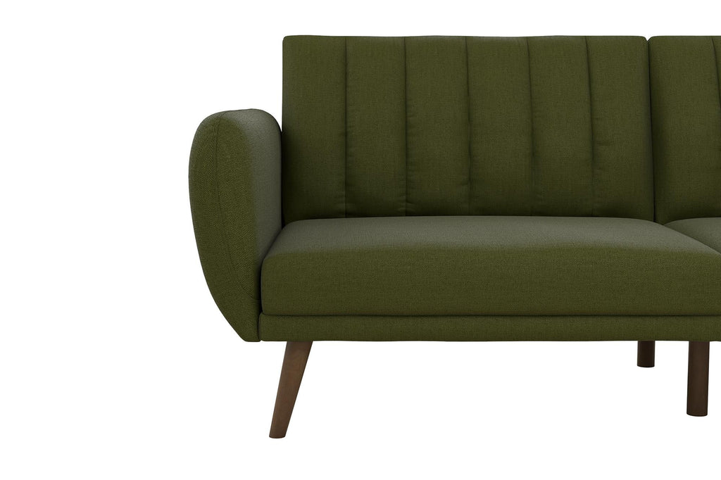 Novogratz Brittany Futon, Blue Linen