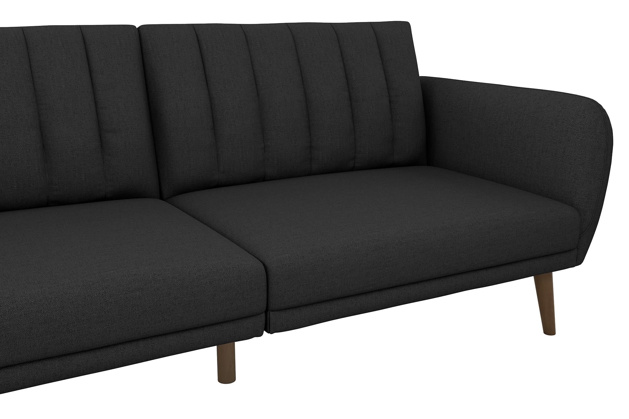 Novogratz Brittany Futon, Blue Linen