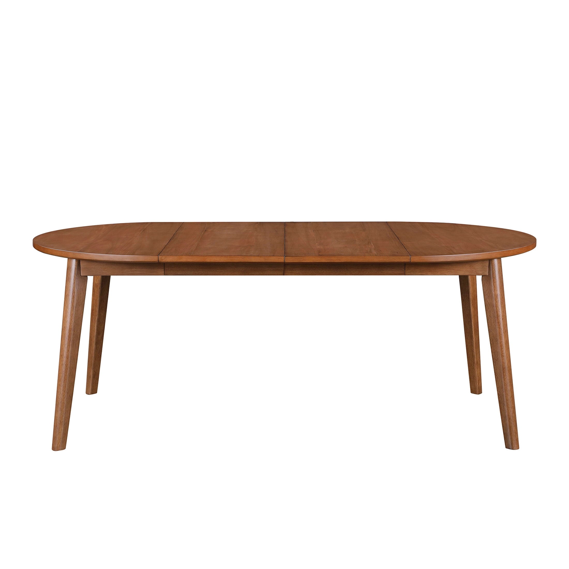 Better Homes & Gardens Greyson Mid-Century Extendable Dining Table, Solid Wood and Veneer, Acorn Finish