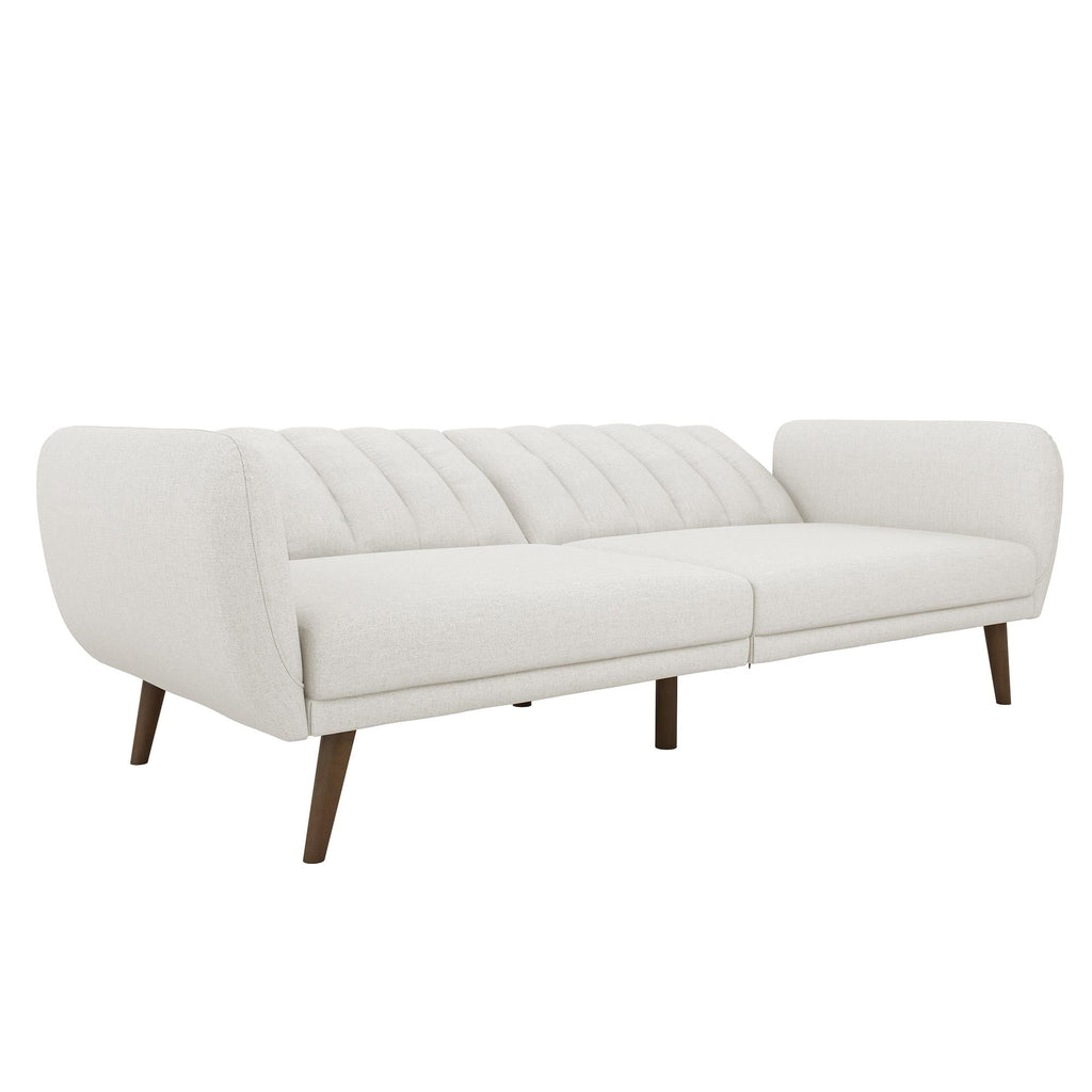 Novogratz Brittany Futon, Blue Linen