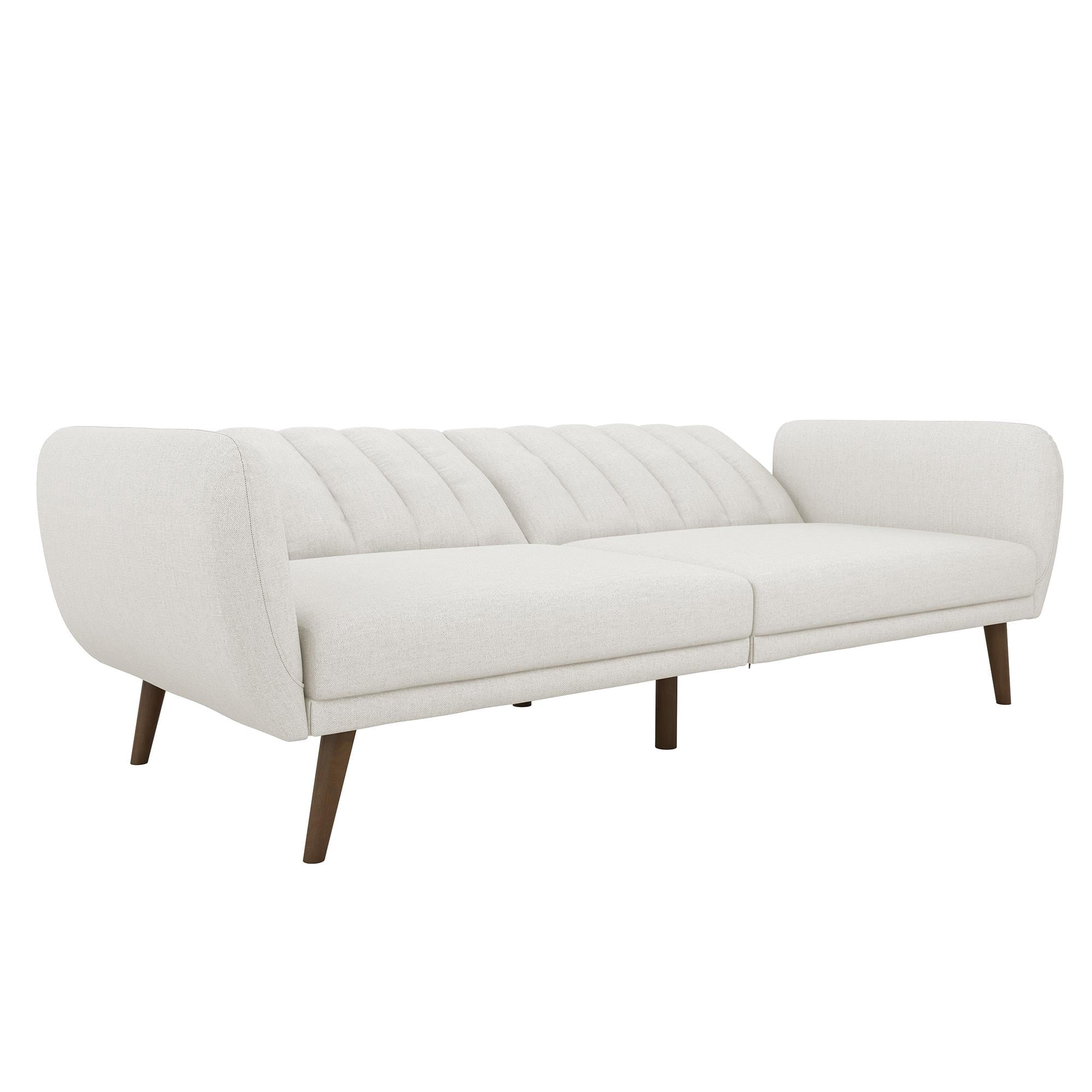 Novogratz Brittany Futon, Blue Linen