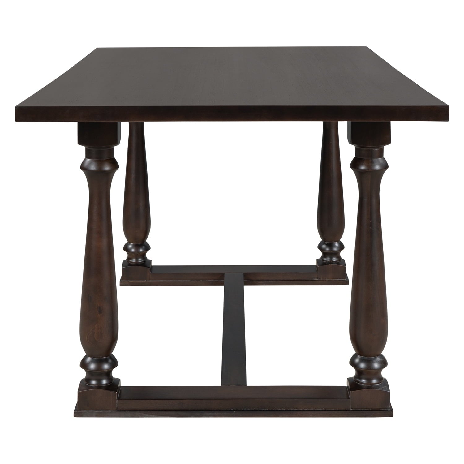 Harper & Bright Designs Dining Table Set for 6 with Bench Rectangular Table and 4 Upholstered Chairs for Kitchen, Gary